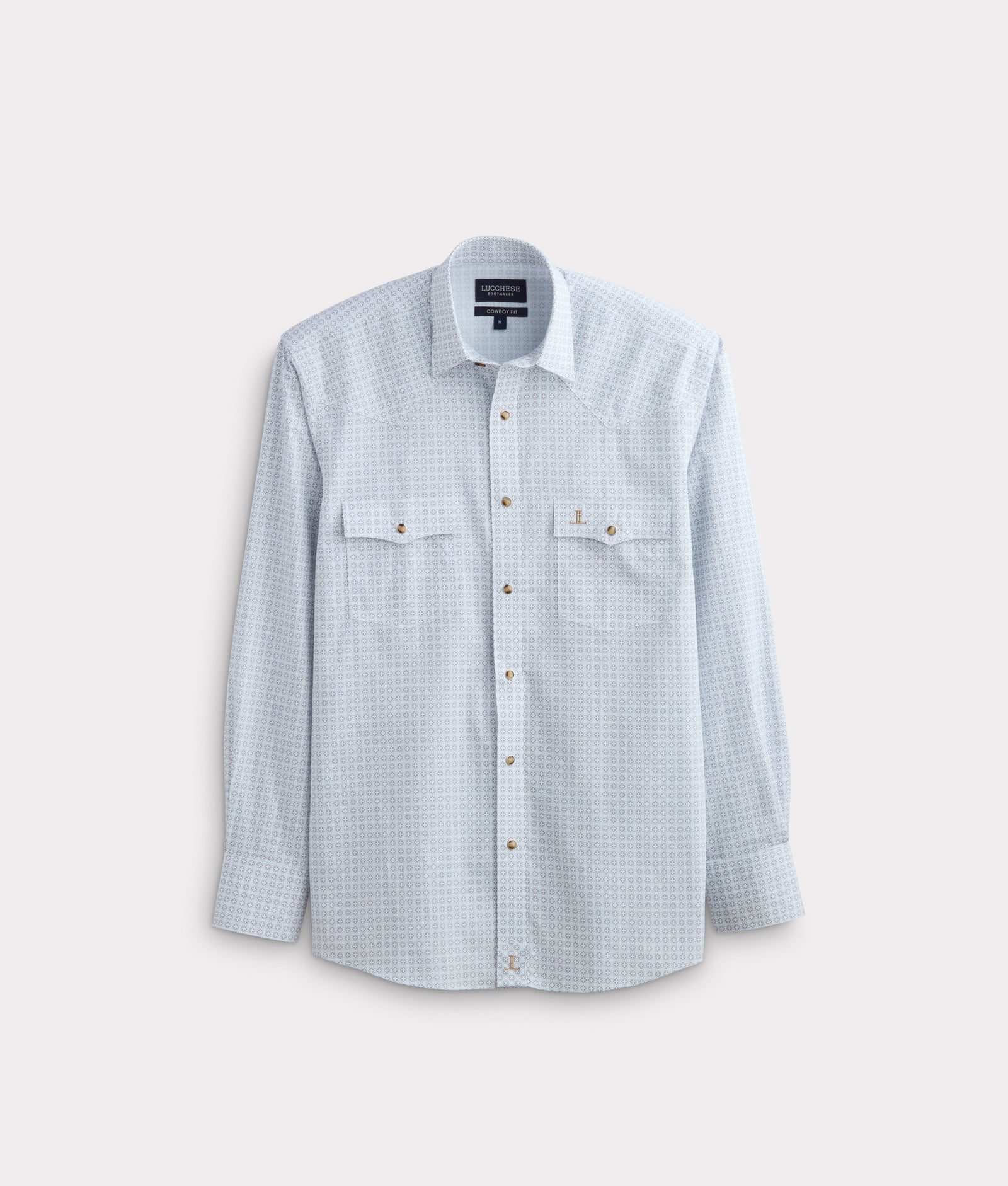 El Paso Cowboy Fit:: Gold/White/Navy Multi product image