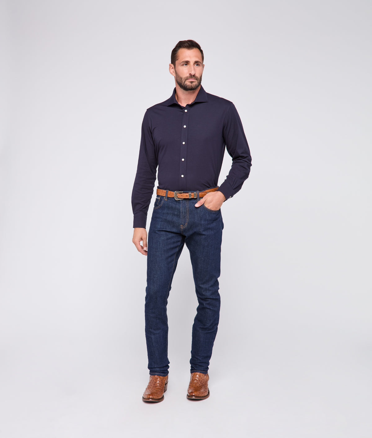 El Paso Modern Fit :: Navy 2