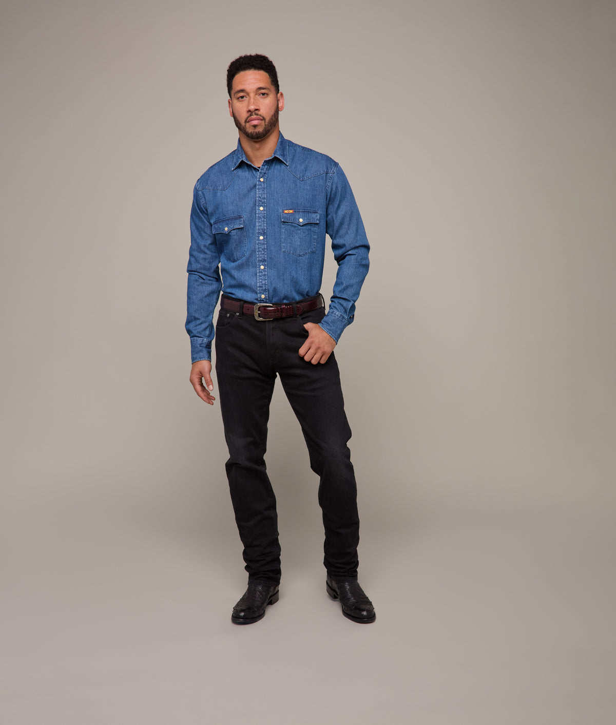 Lucchese x Chris Stapleton Classic Fit :: Medium Wash 5