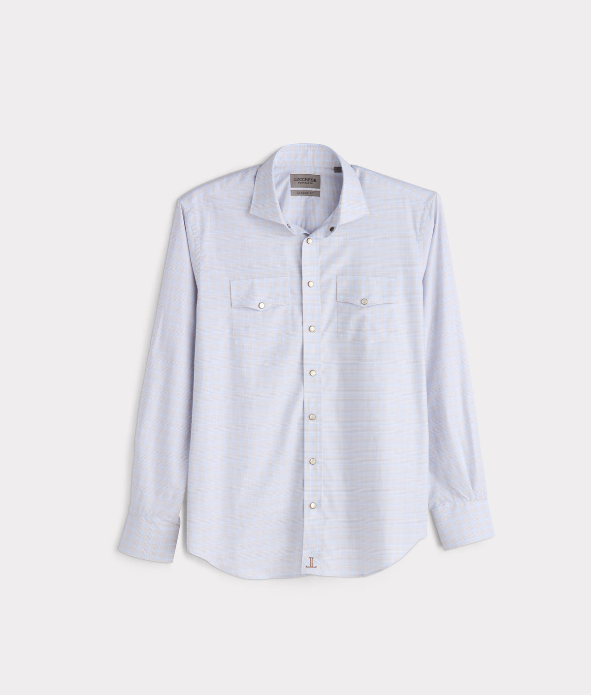 El Paso Classic Fit :: Sky Blue Plaid 1