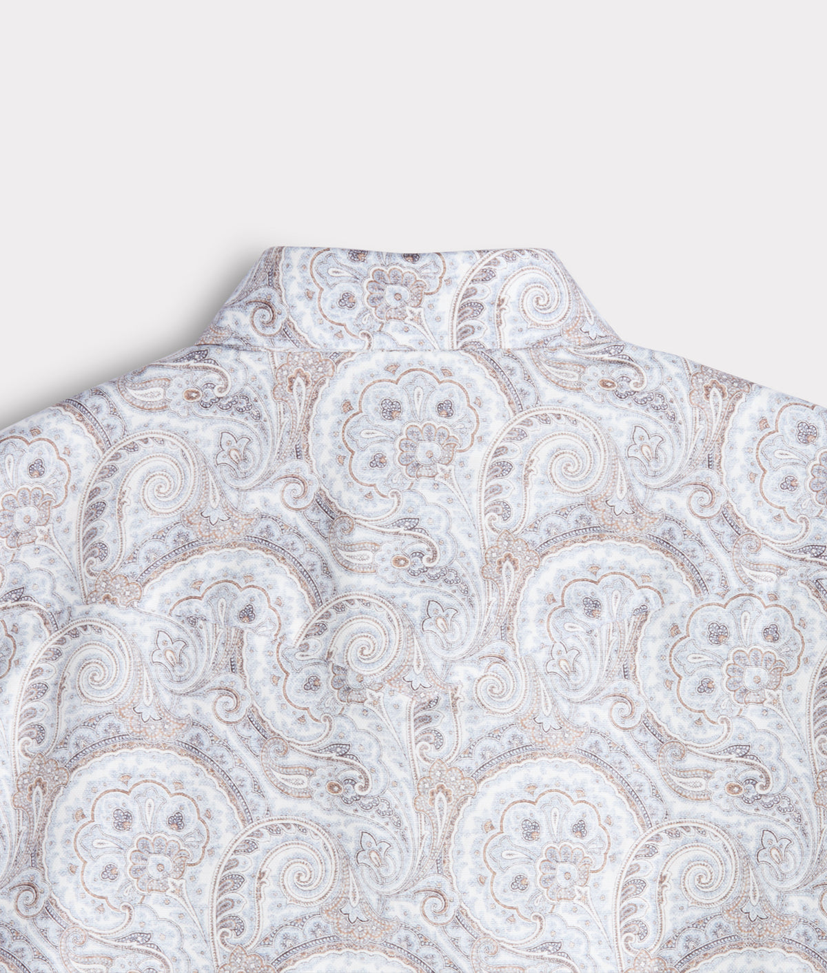 El Paso Modern Fit :: Blue And Brown Paisley 7