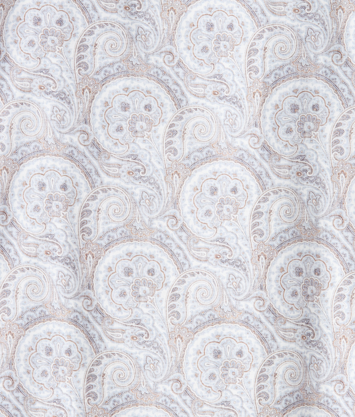 El Paso Modern Fit :: Blue And Brown Paisley 10