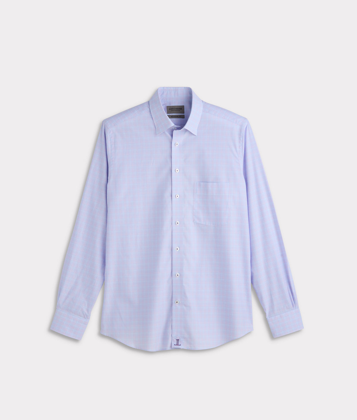 San Antonio Modern Fit :: Lavender Plaid 1