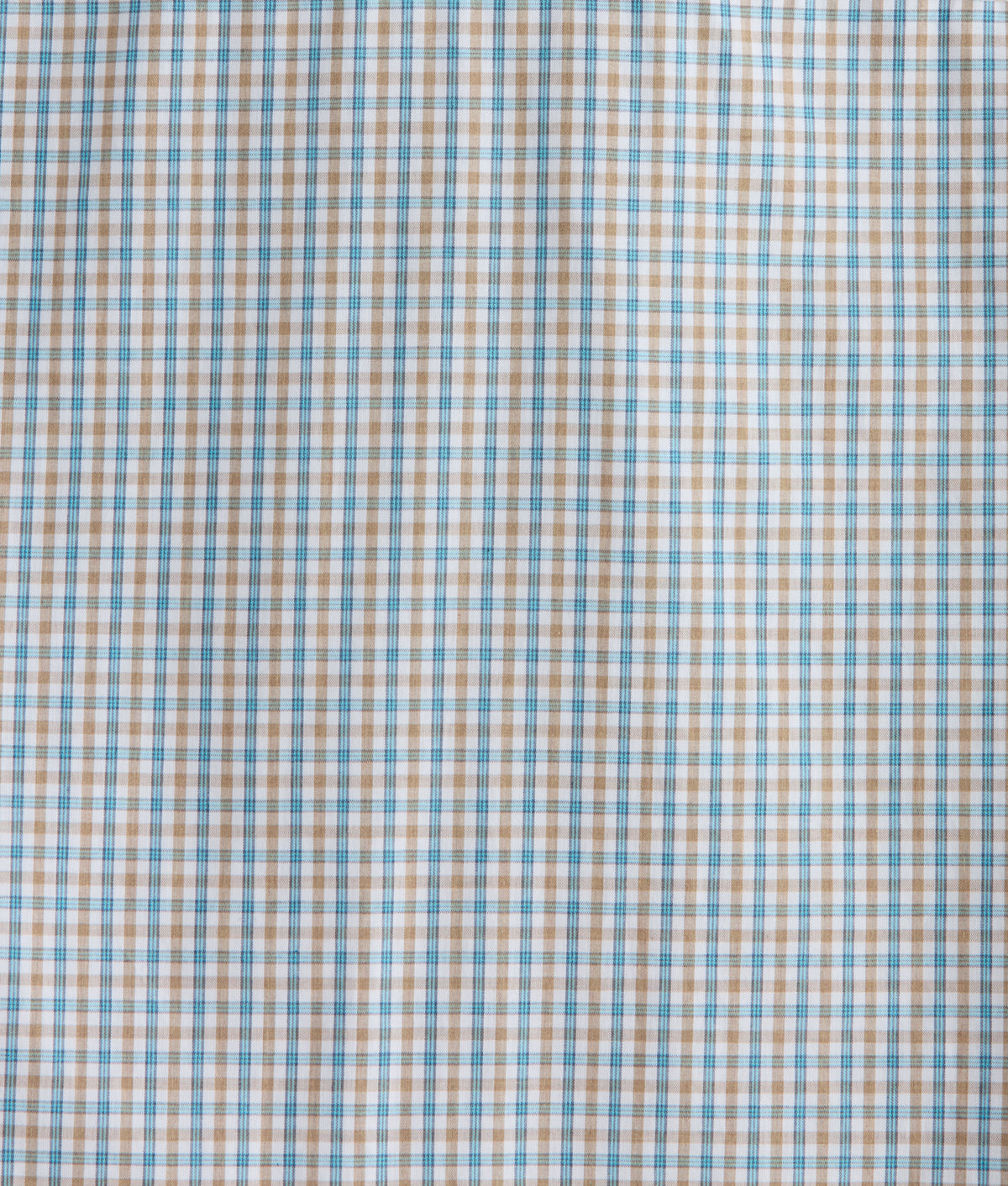 El Paso Tailored Fit :: Tan And Turquoise Check 11