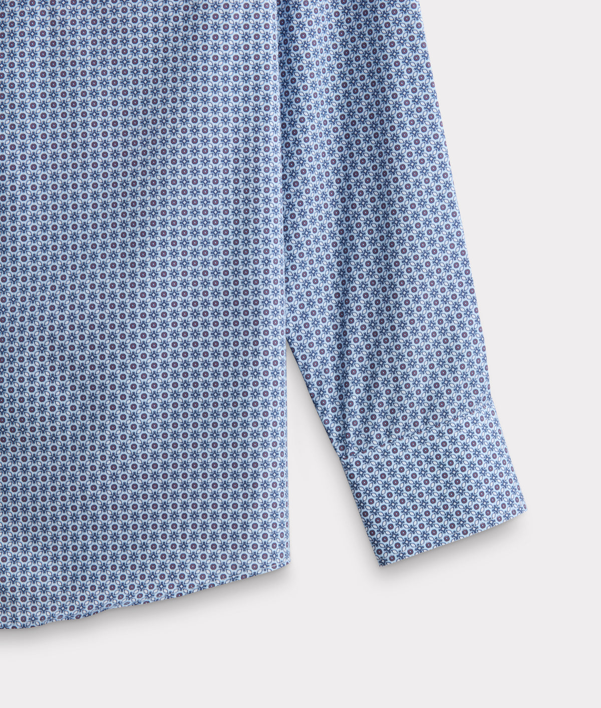San Antonio Cowboy Fit :: Blue And Burgundy Print 8