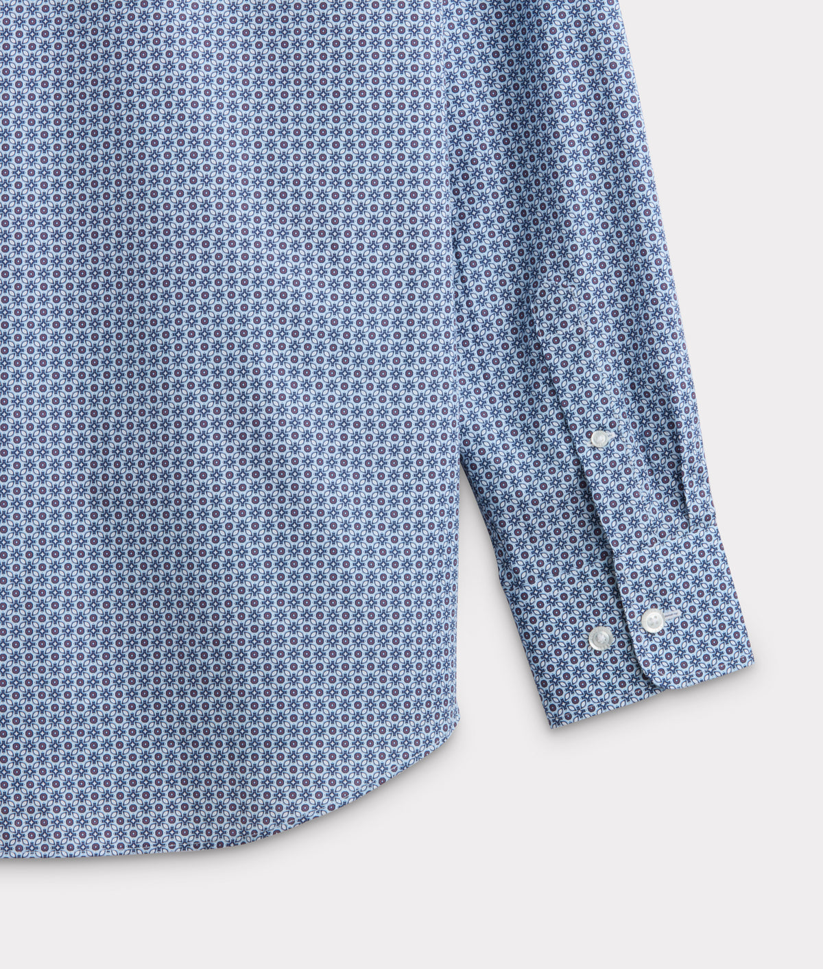 San Antonio Cowboy Fit :: Blue And Burgundy Print 7