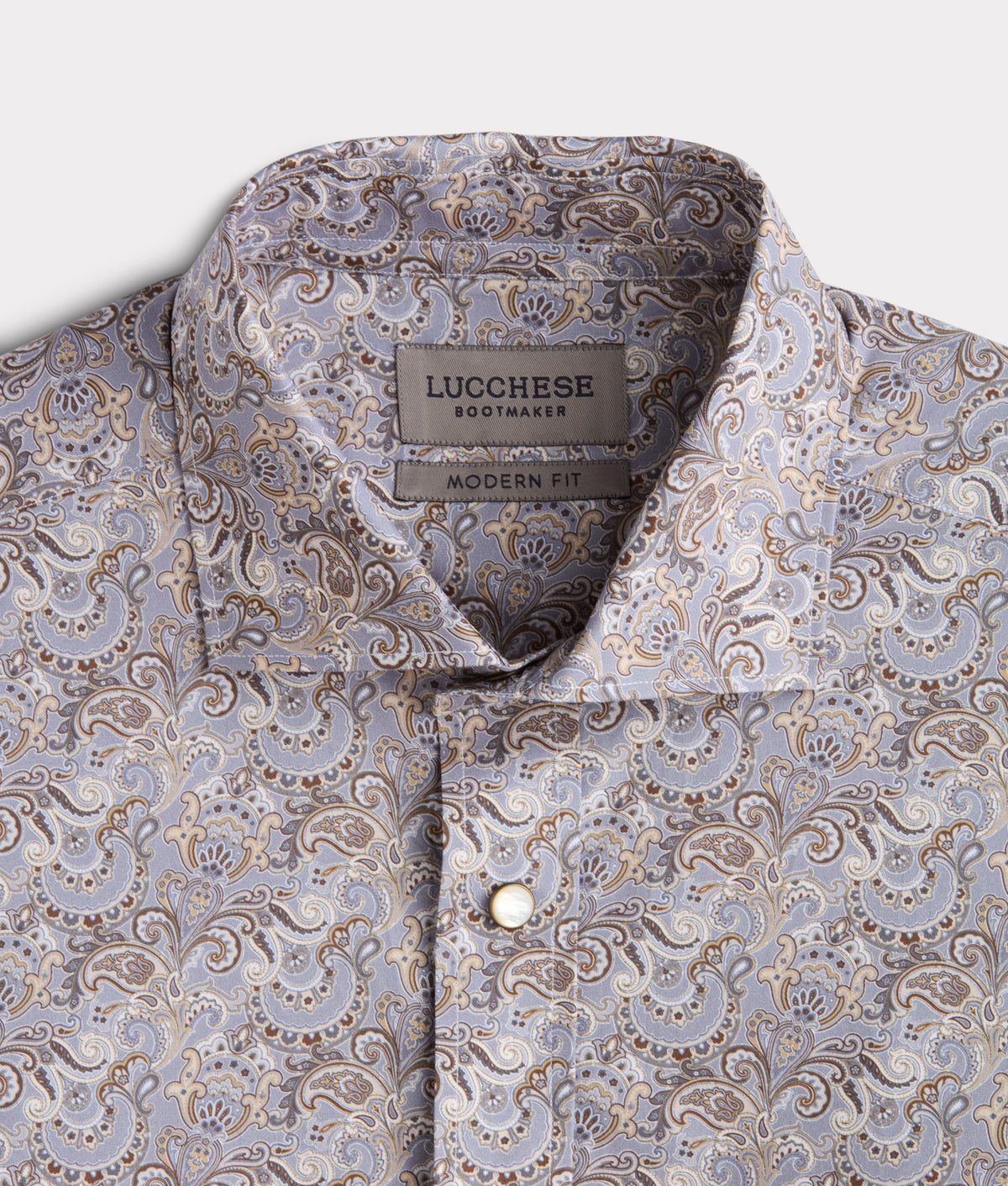 El Paso Modern Fit :: Blue Paisley 8