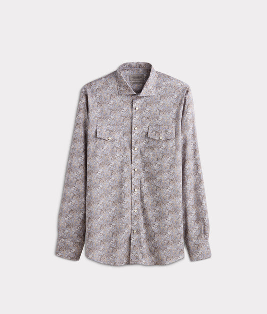 El Paso Modern Fit :: Blue Paisley