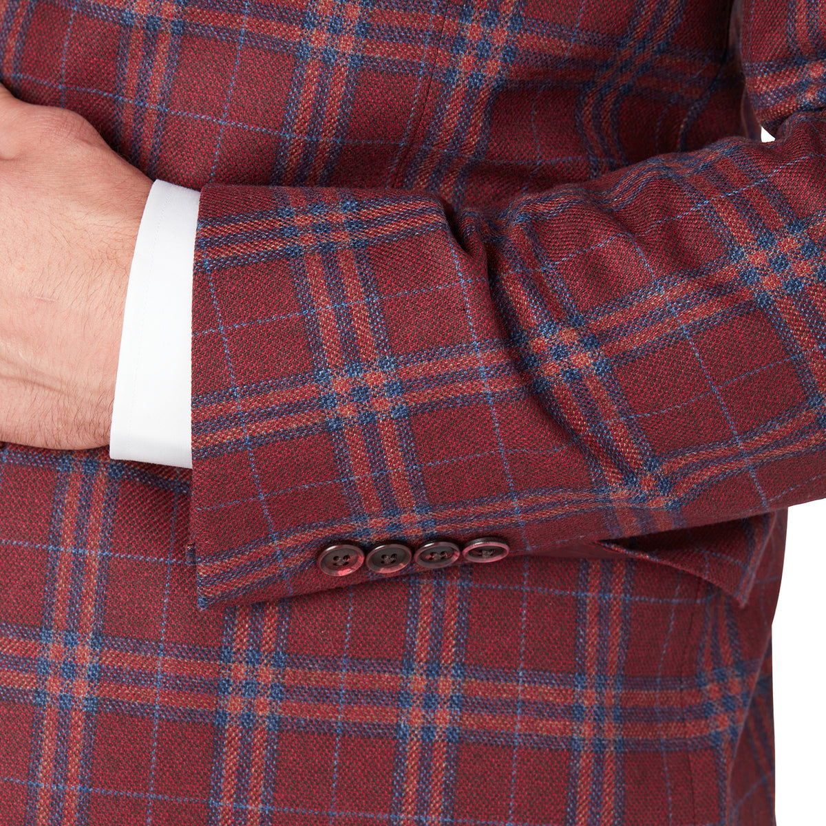 
    Lucchese Sport Coat :: Red And Blue Plaid