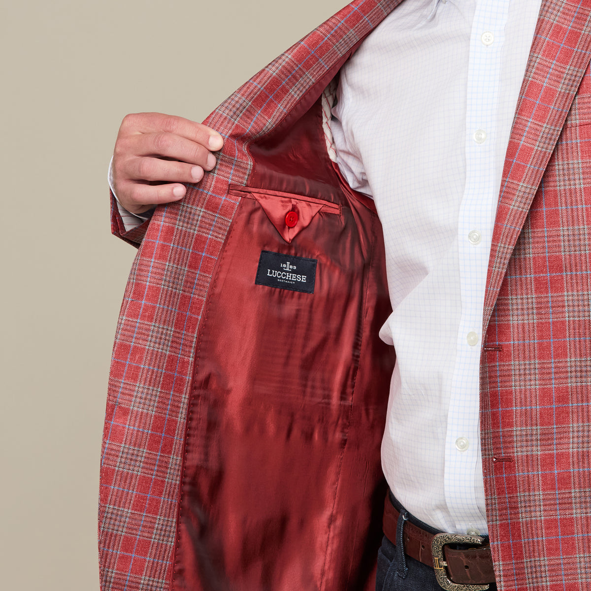 
    Lucchese Sport Coat :: Red/Blue