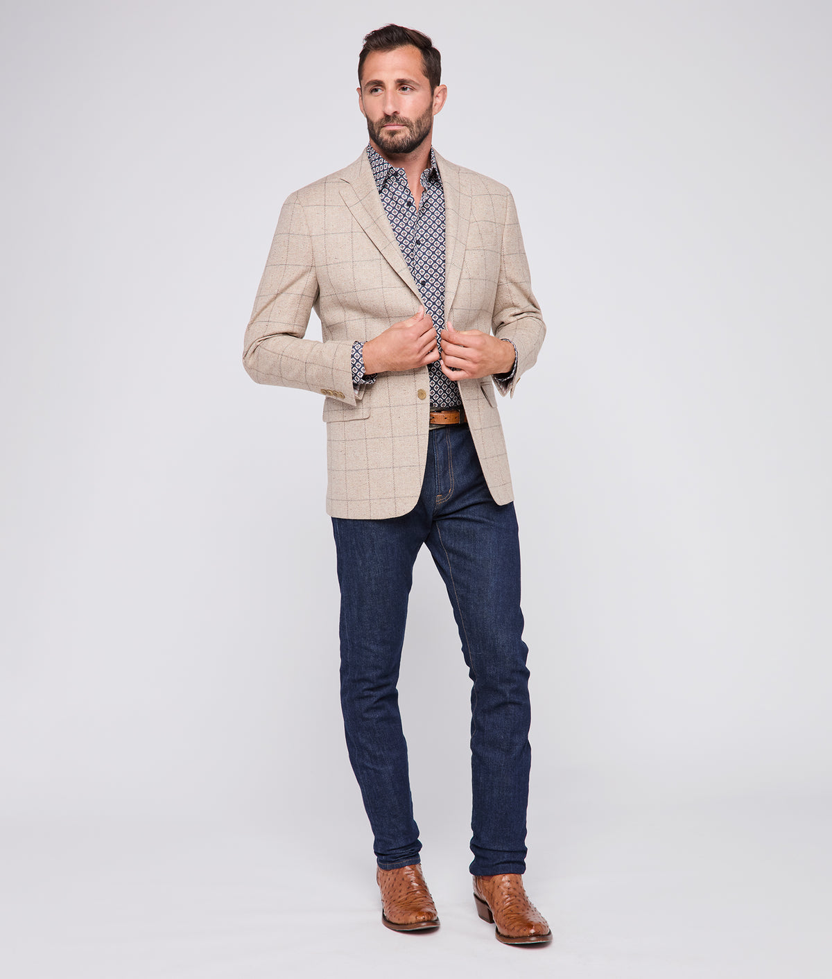 Lucchese Sport Coat :: Oatmeal 2