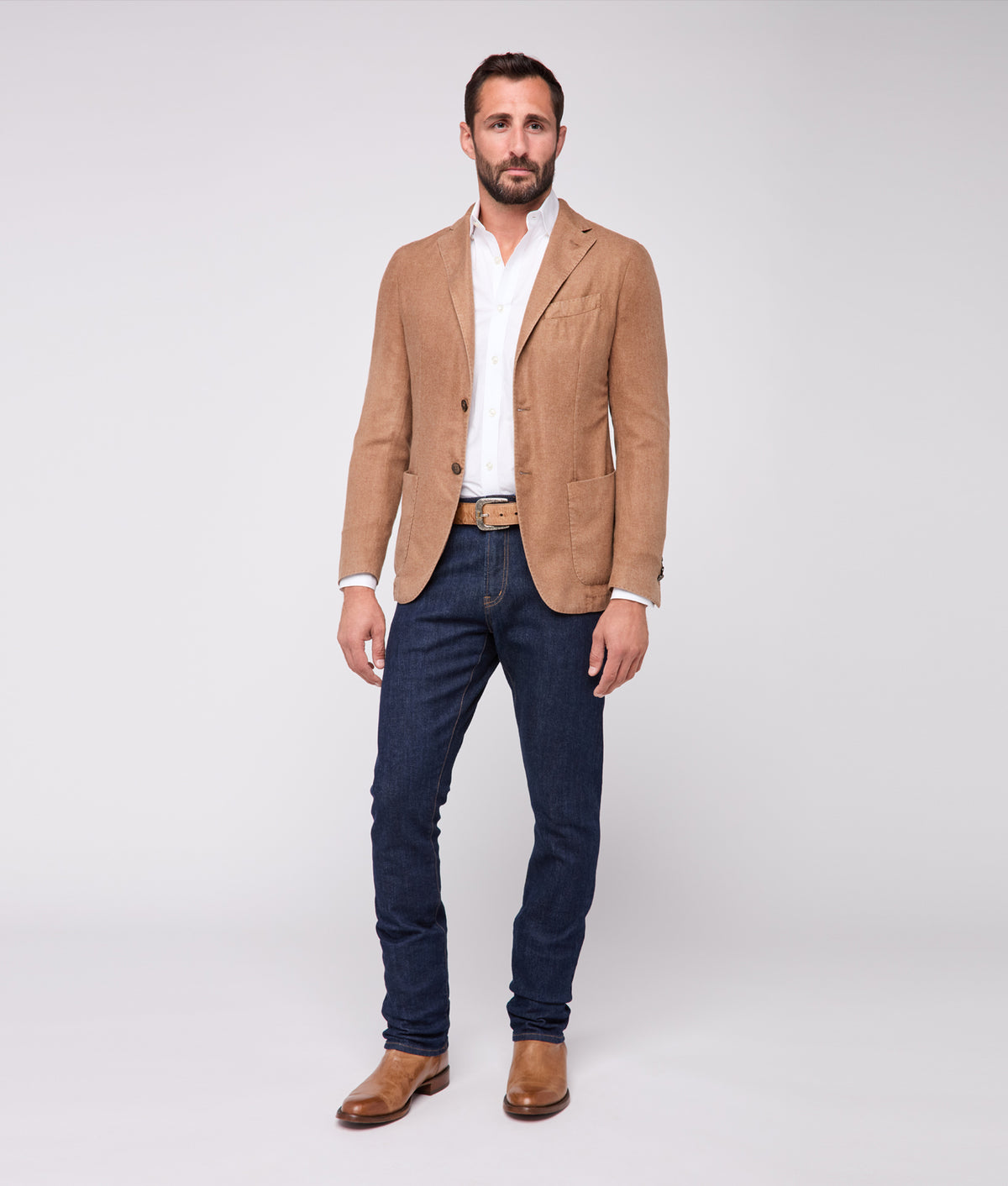 Herringbone Sport Coat - Modern Fit :: Toffee 2