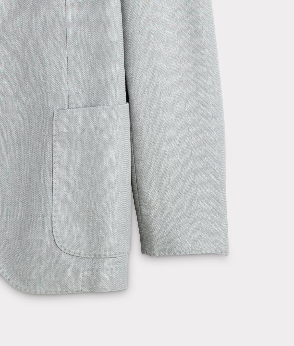 Herringbone Sport Coat - Modern Fit :: Grey 9
