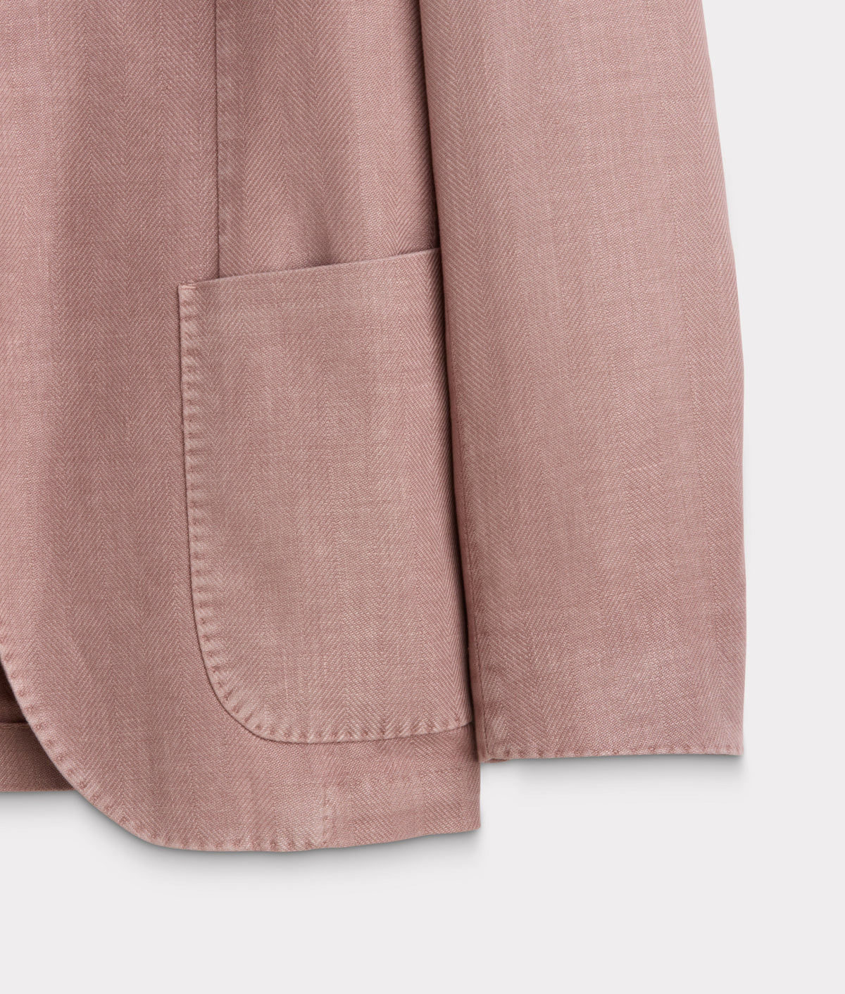 Herringbone Sport Coat - Modern Fit :: Rose 10