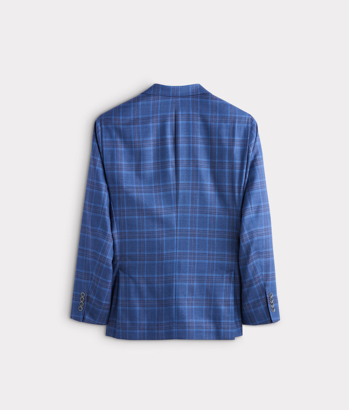 Lucchese Sport Coat :: Blue Plaid 3