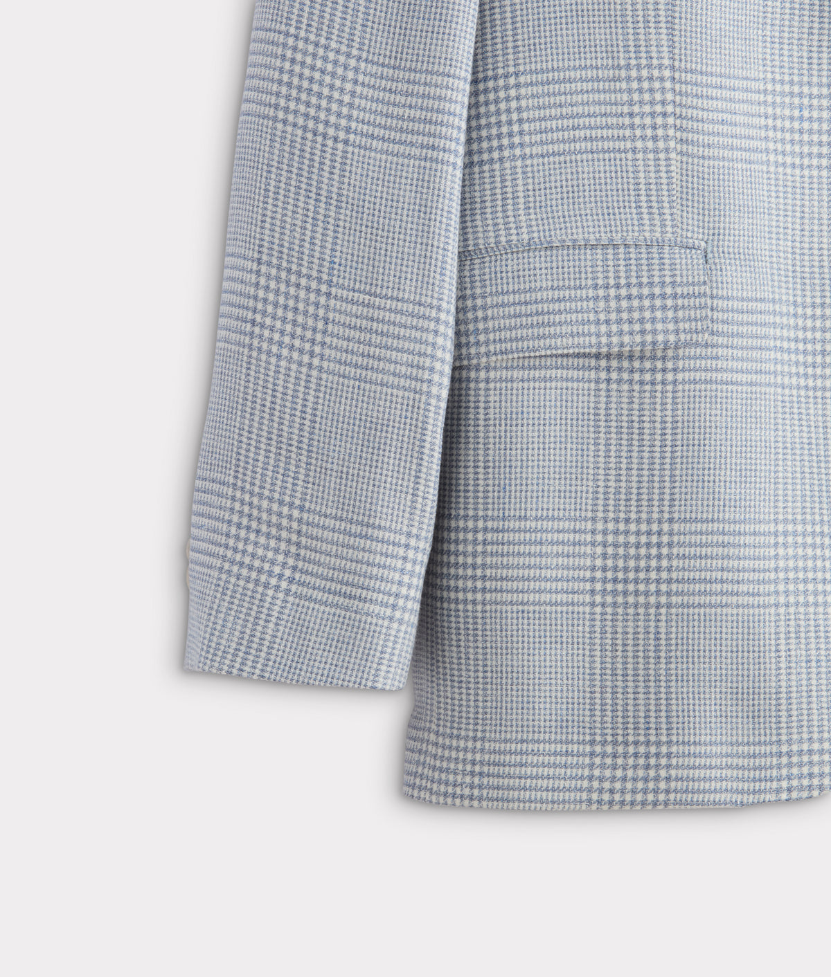 Lucchese Sport Coat :: Cream And Blue 7