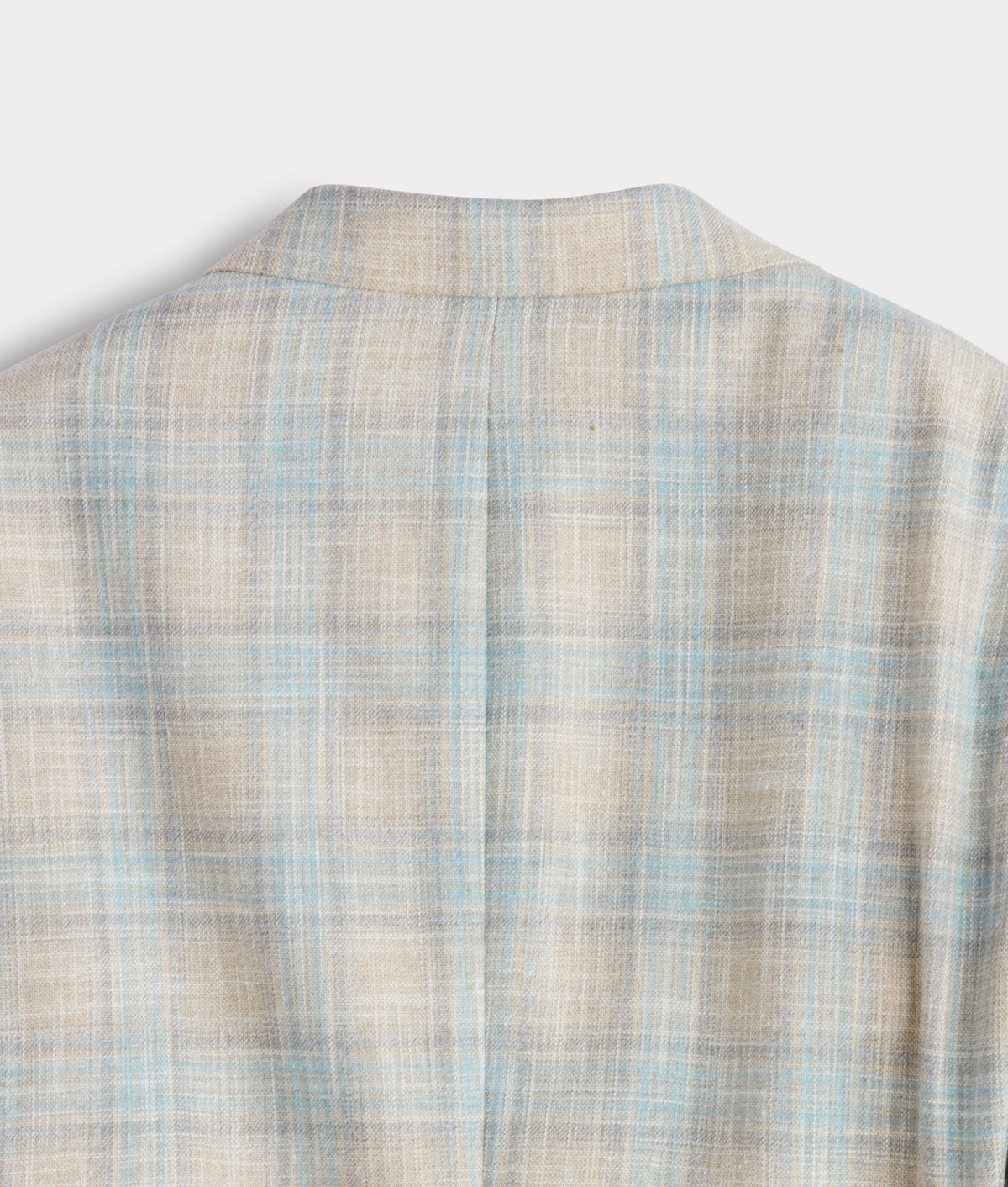 Lucchese Sport Coat :: Blue And Tan Plaid 6