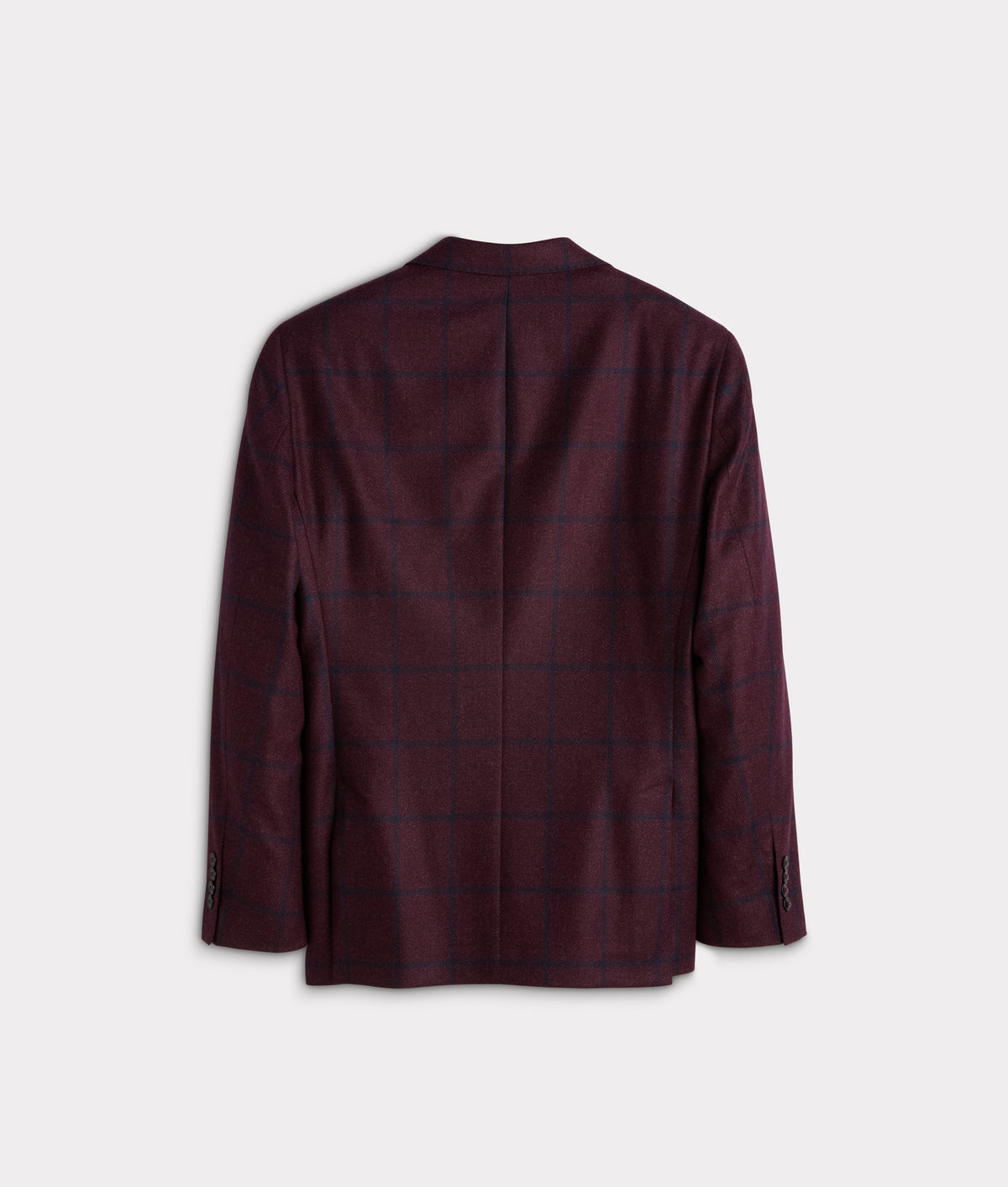Lucchese Sport Coat :: Burgundy Plaid 2