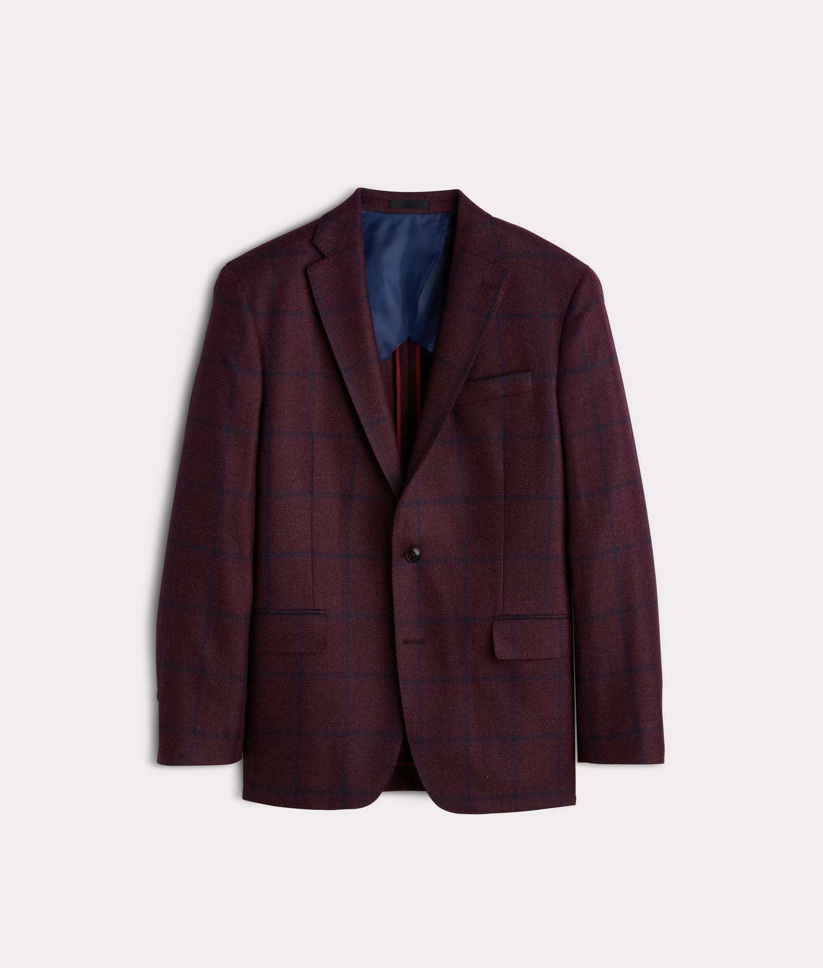 Lucchese Sport Coat :: Burgundy Plaid