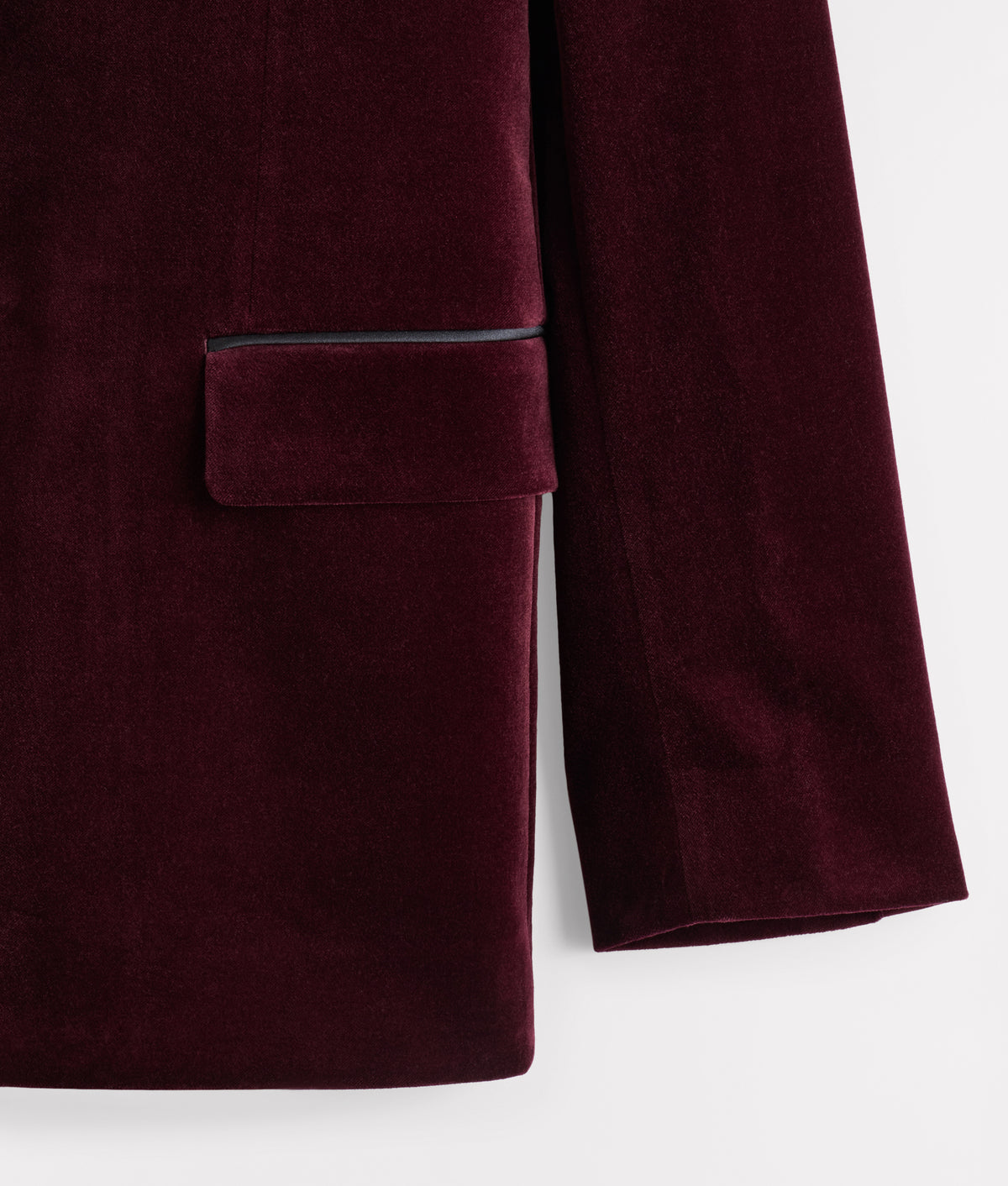 Lucchese Velvet Sport Coat :: Black Cherry 13