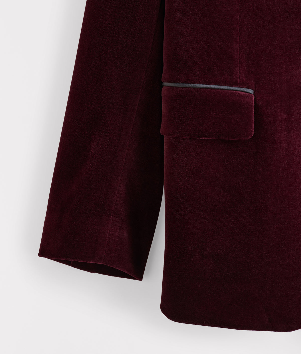 Lucchese Velvet Sport Coat :: Black Cherry 16