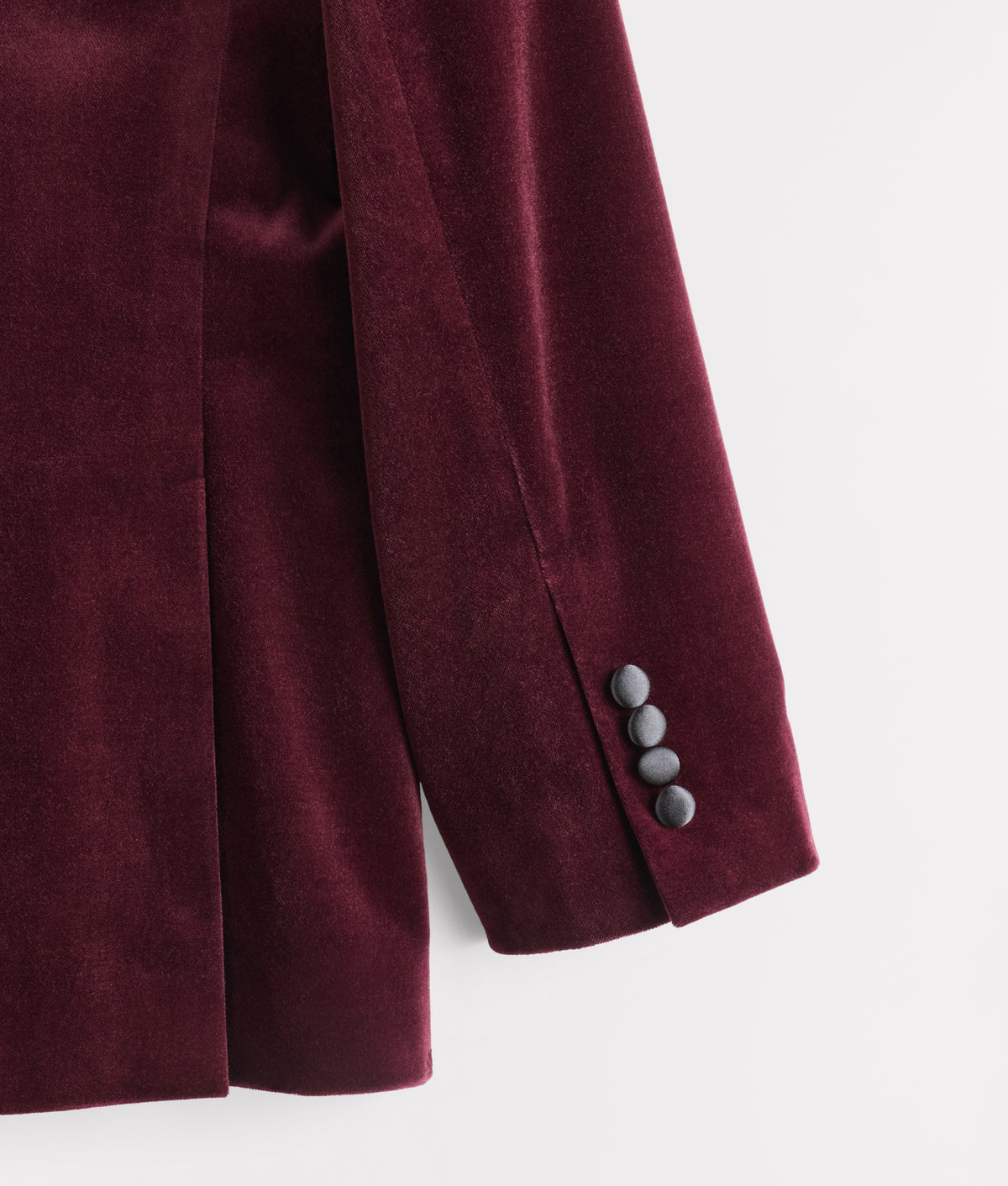 Lucchese Velvet Sport Coat :: Black Cherry 4