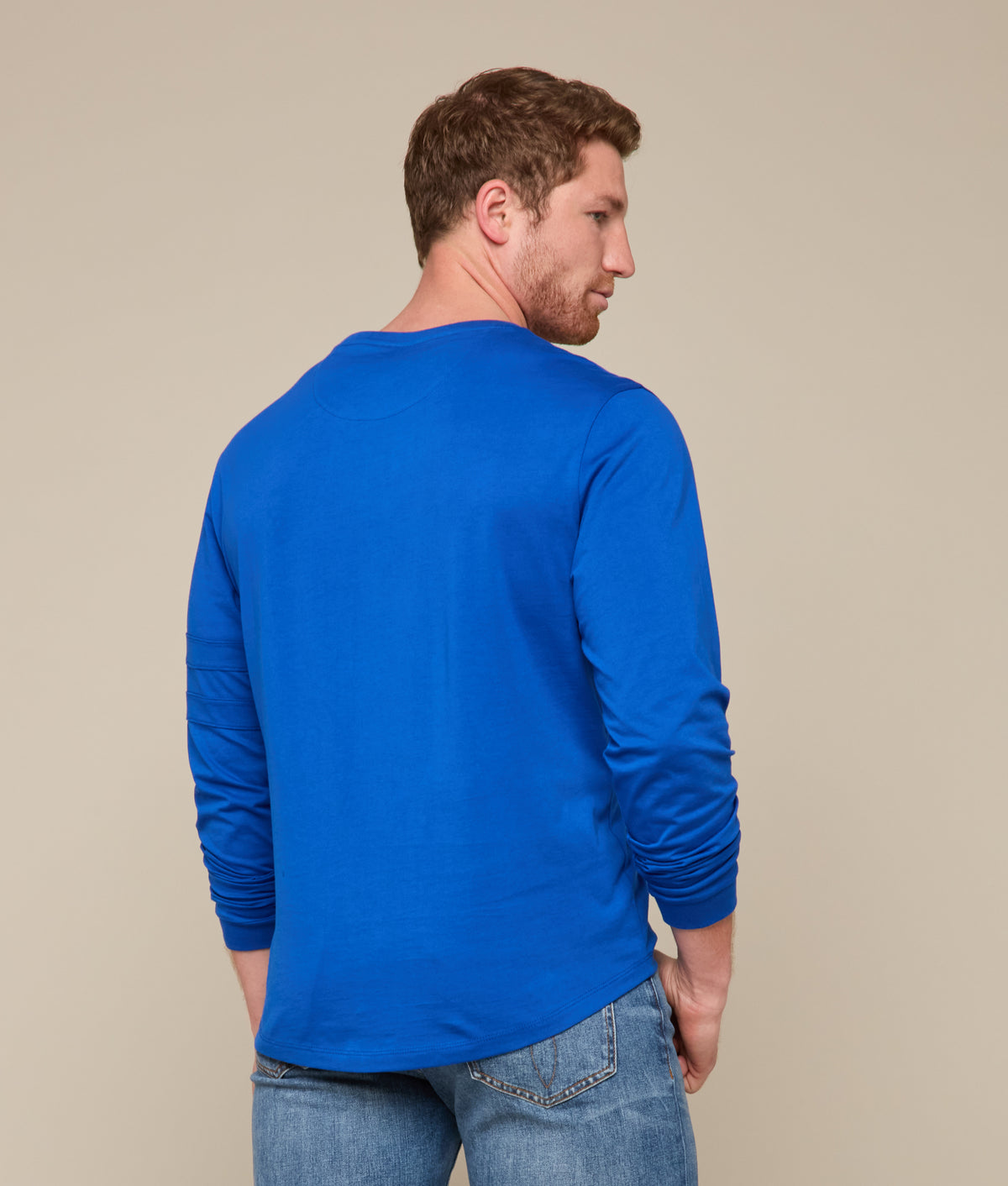 Lucchese x Dallas Cowboys Long Sleeve Tee :: Royal Blue 8