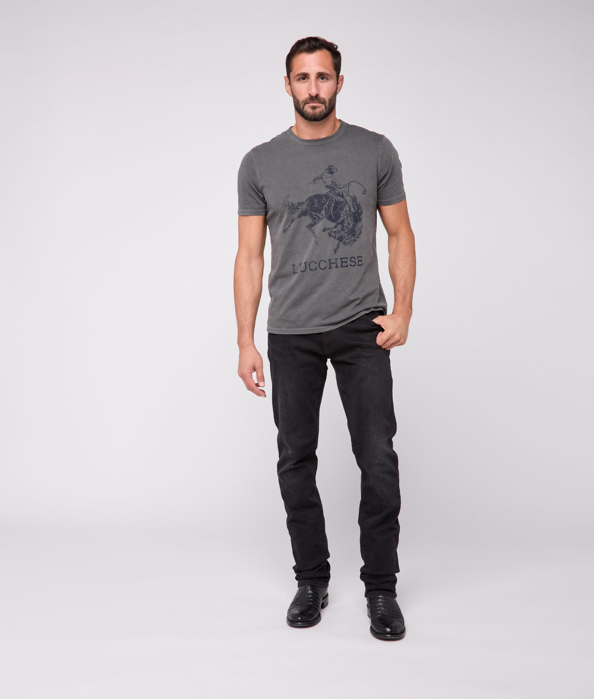 Cowboy Tee :: Carbon 3