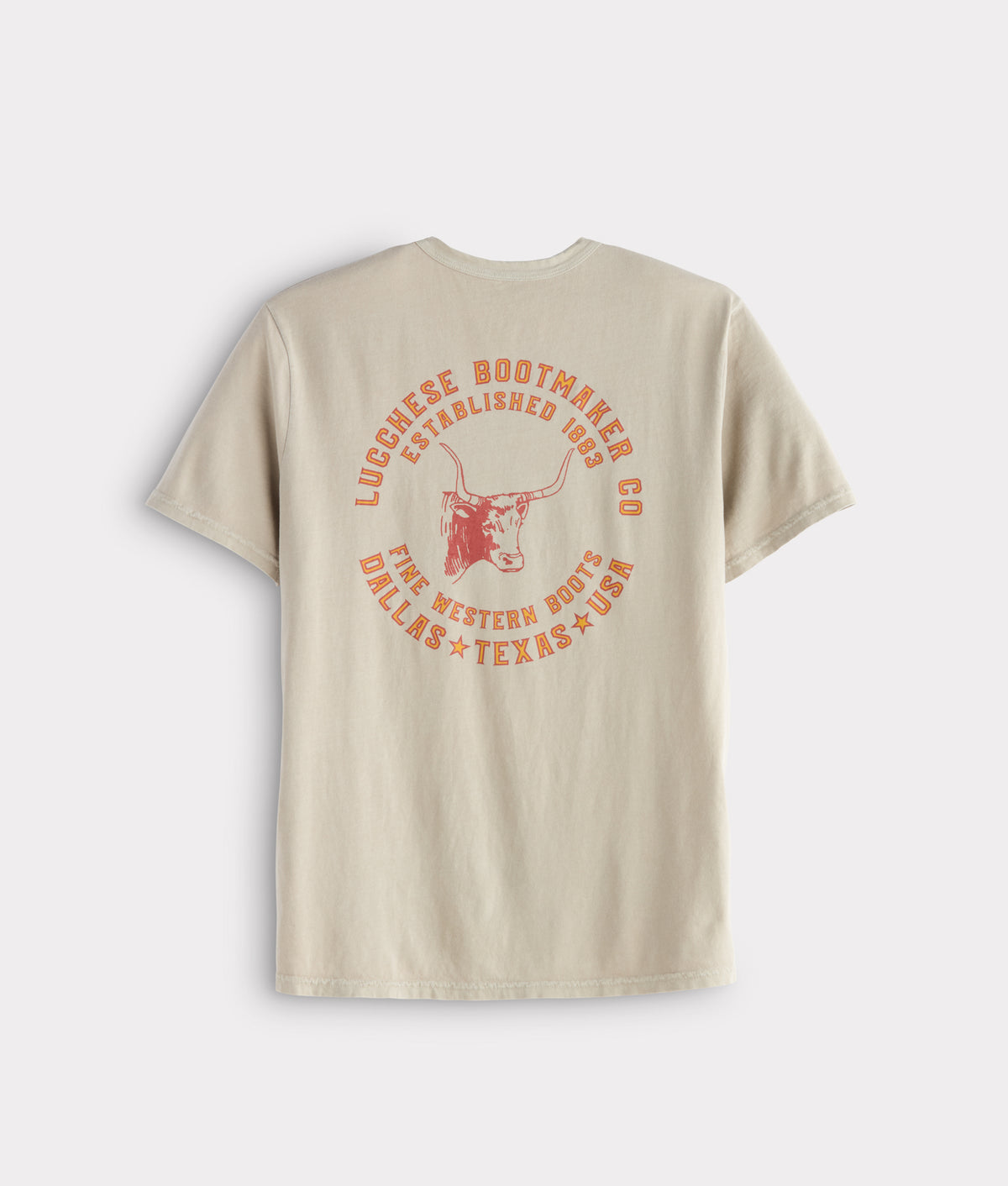 Longhorn Stamp Tee :: Sand 2
