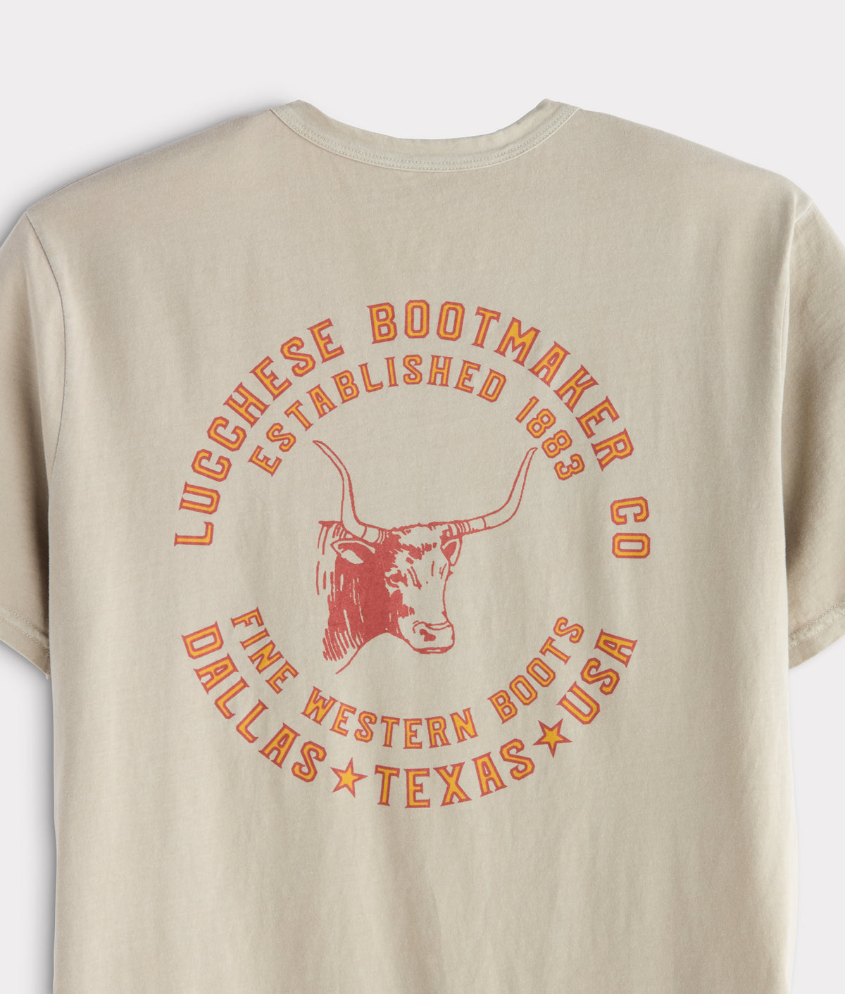Longhorn Stamp Tee :: Sand 5