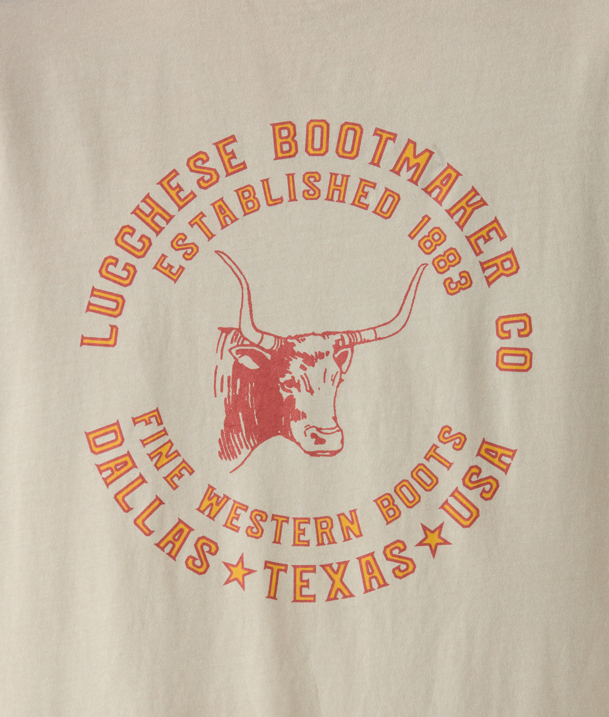 Longhorn Stamp Tee :: Sand 8