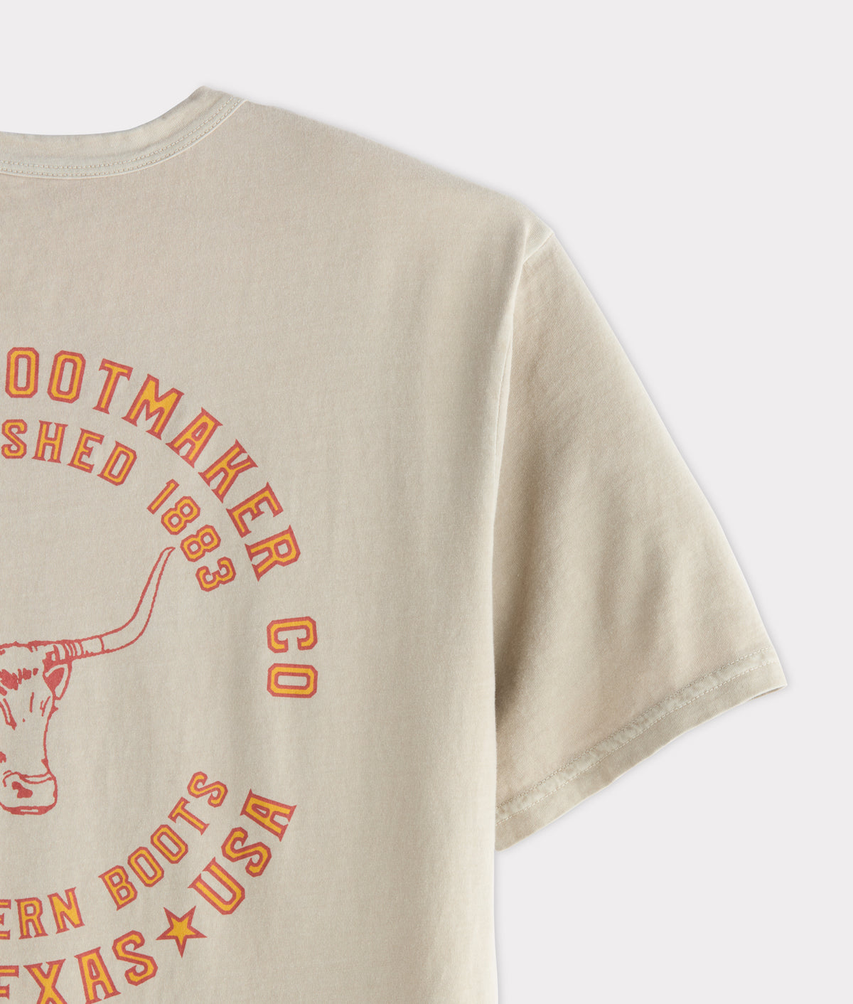 Longhorn Stamp Tee :: Sand 3