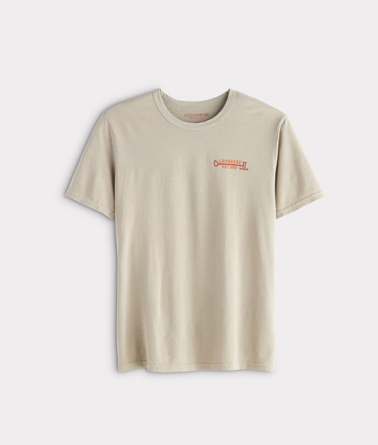Longhorn Stamp Tee :: Sand