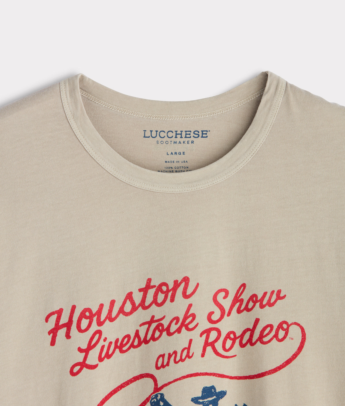 Lasso Houston Rodeo Tee :: Sand 5