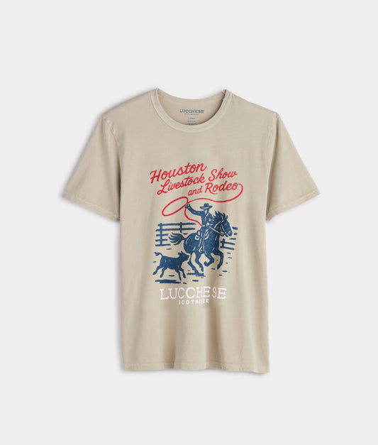 Lasso Houston Rodeo Tee :: Sand