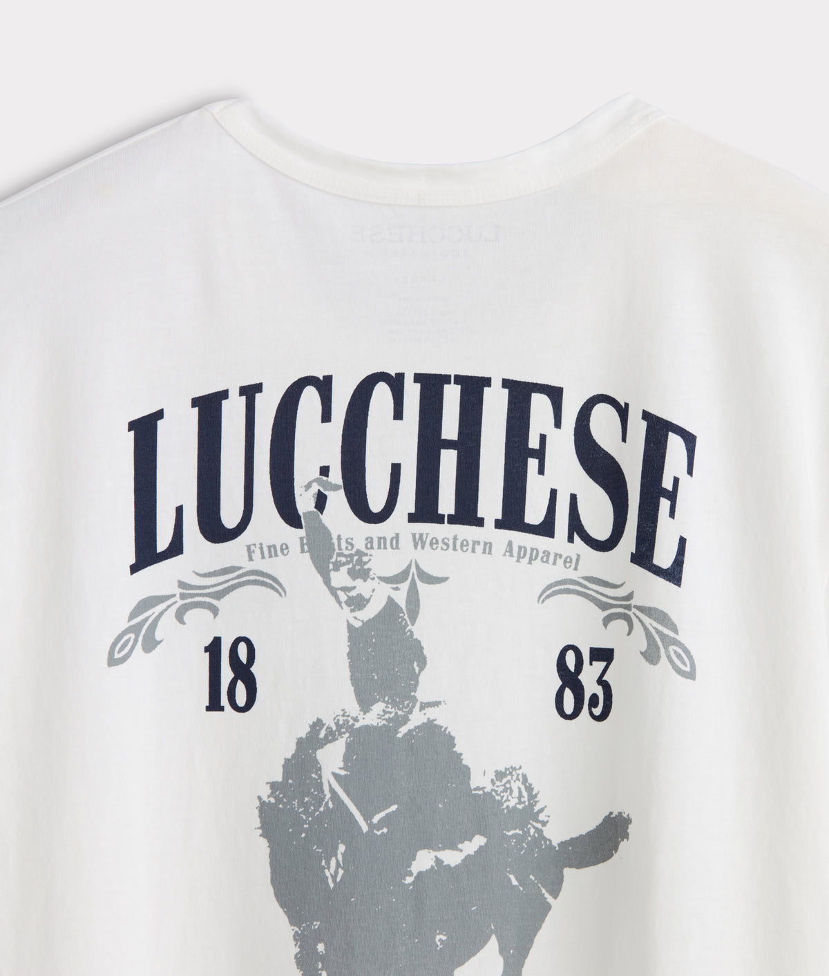 Retro Cowboys Tee :: White 7