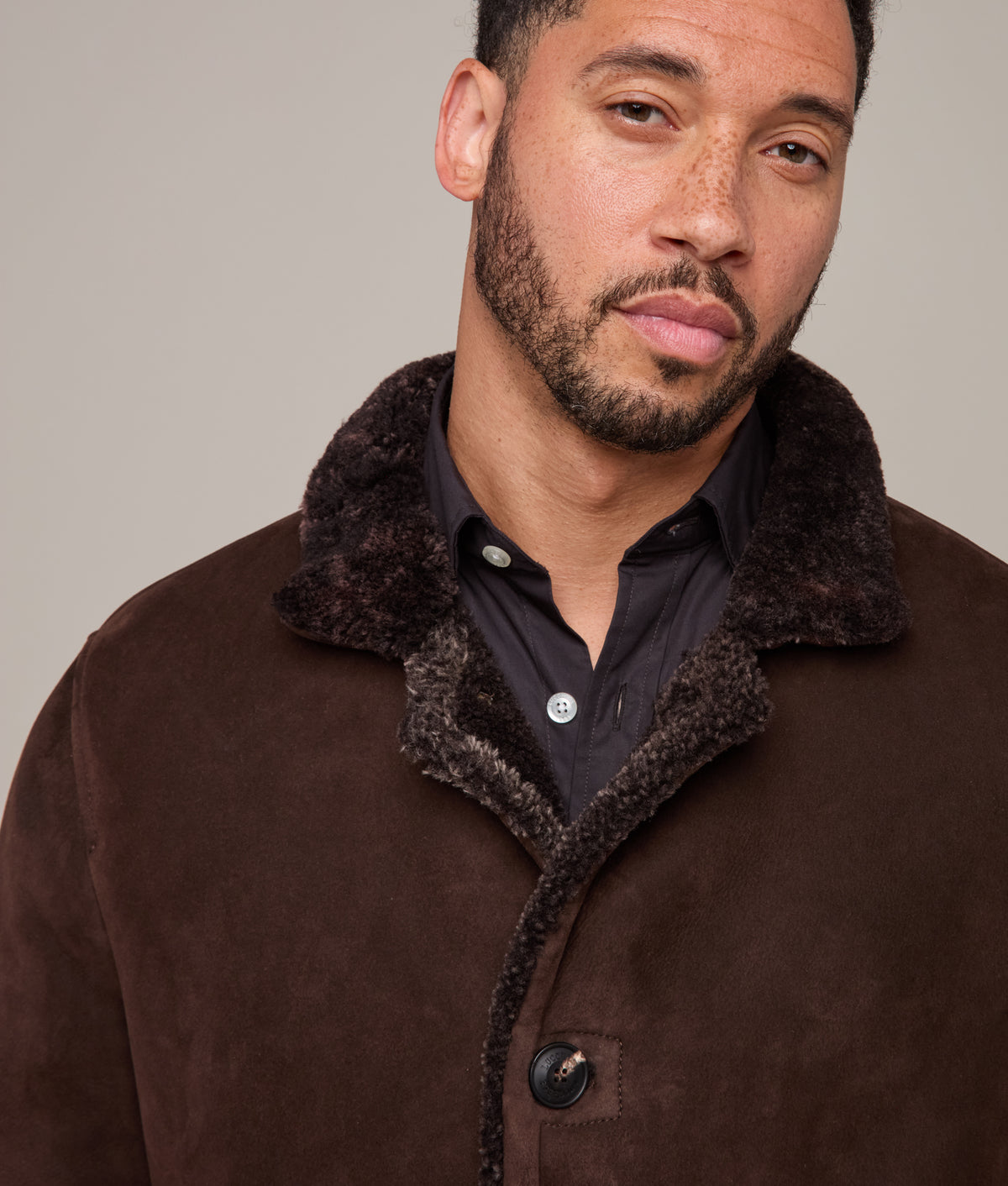 Bruce Shearling Coat :: Espresso 13