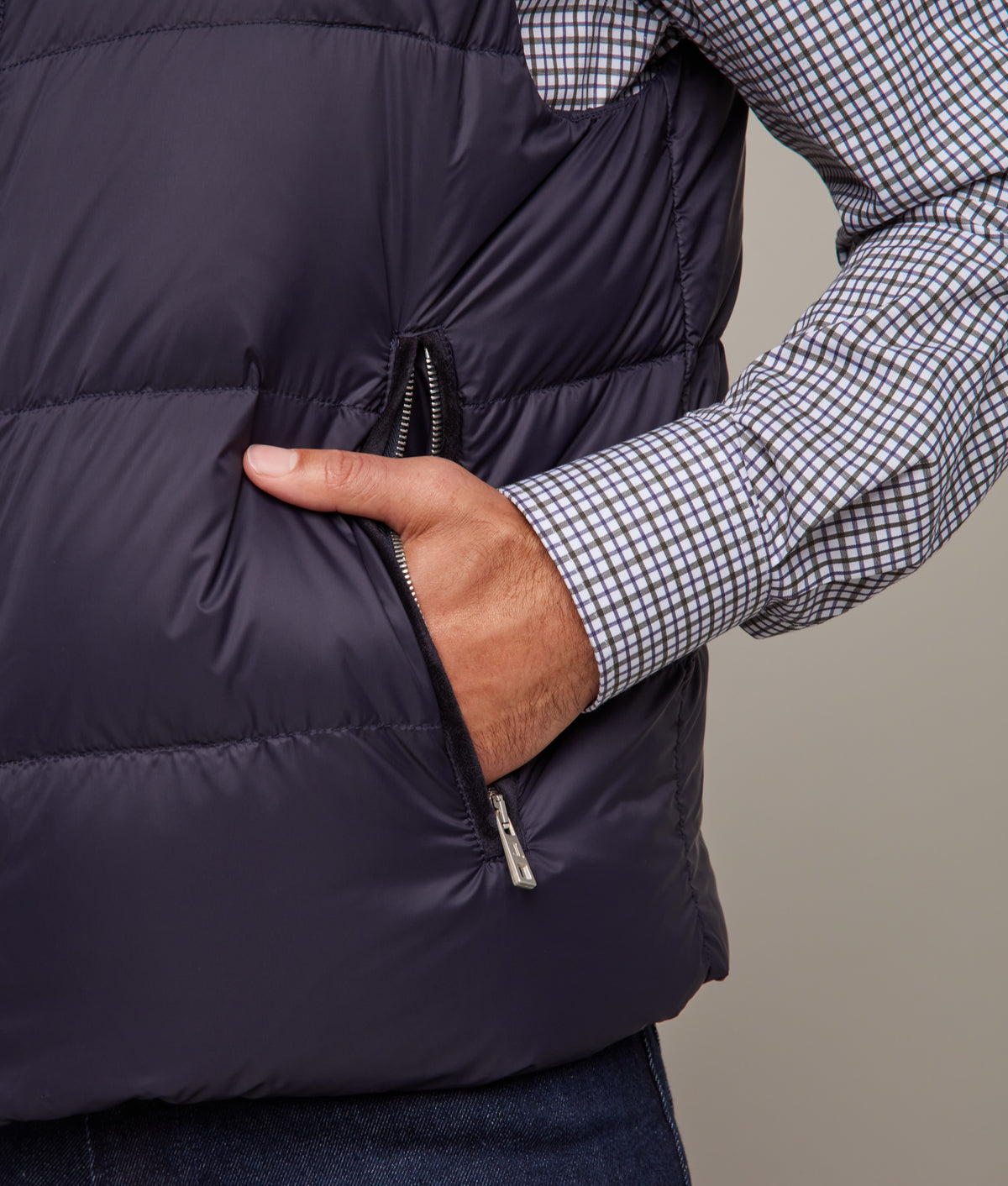 Vaquero Puffer Vest :: Navy 10