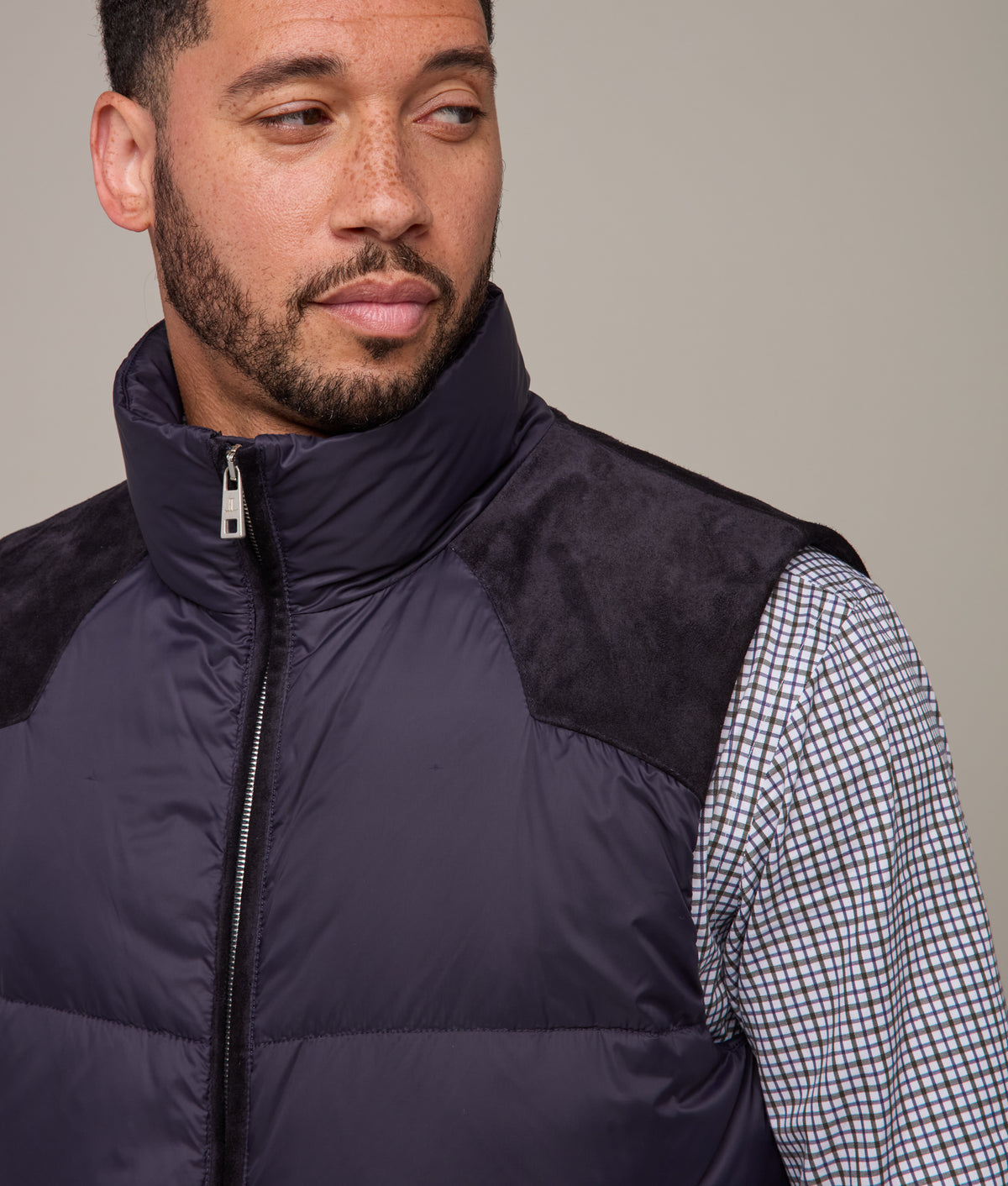 Vaquero Puffer Vest :: Navy 11