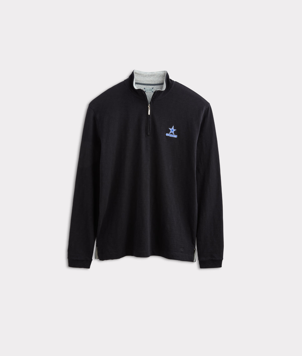 Lucchese x Dallas Cowboys Quarter Zip :: Black 1