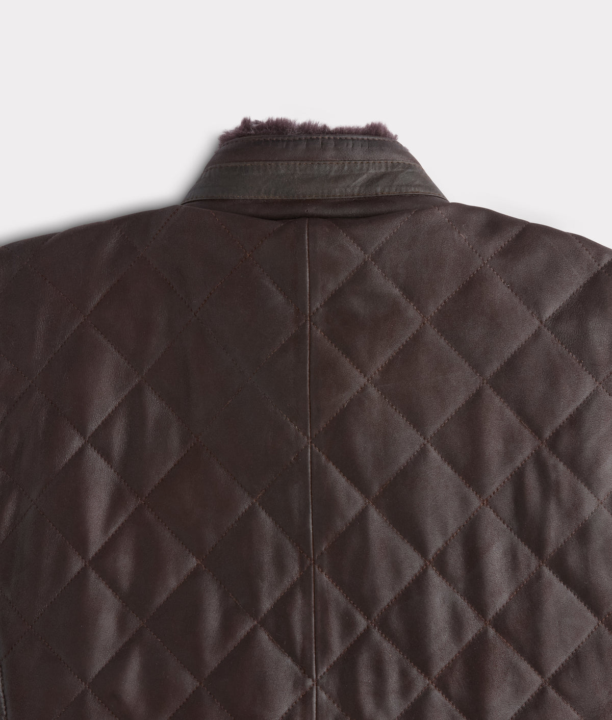 Vail Quilted Leather Vest :: Espresso 3