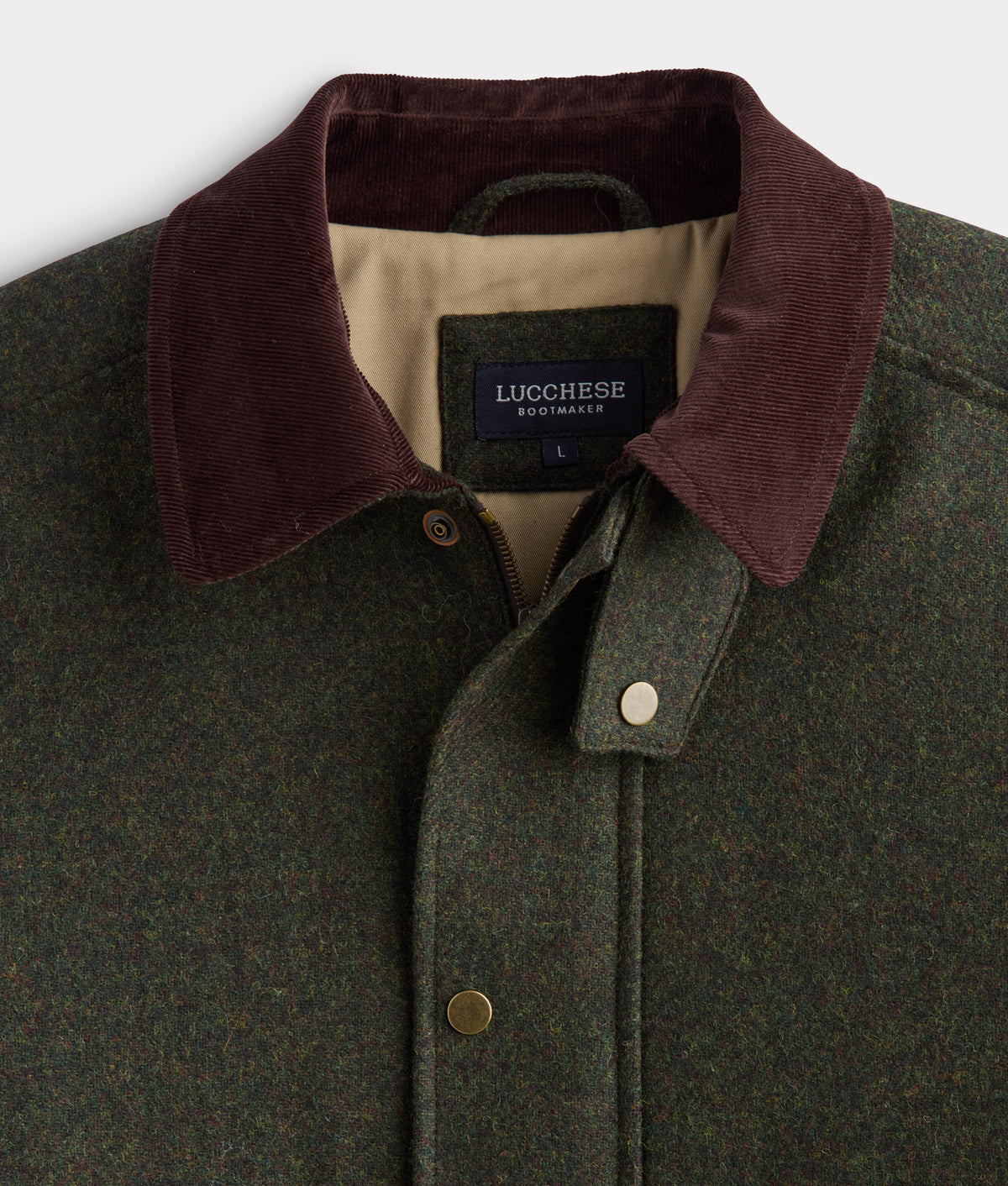 Charles Shetland Wool Jacket :: Forest Green 4