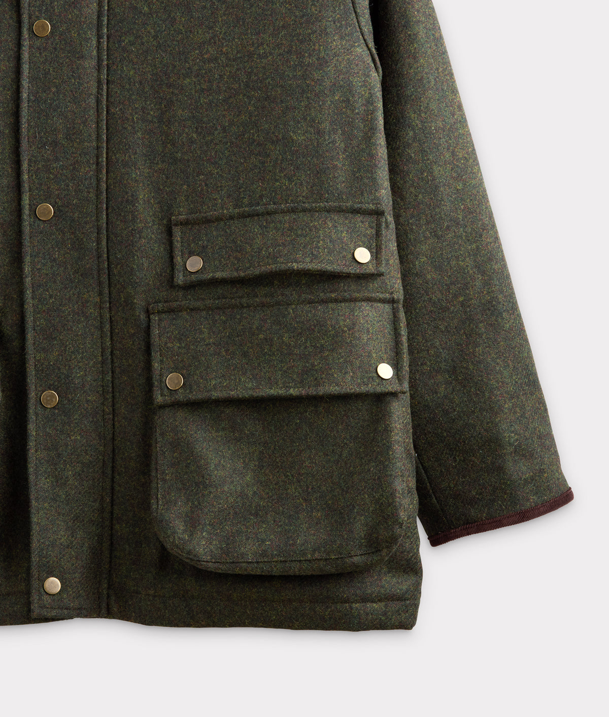 Charles Shetland Wool Jacket :: Forest Green 6
