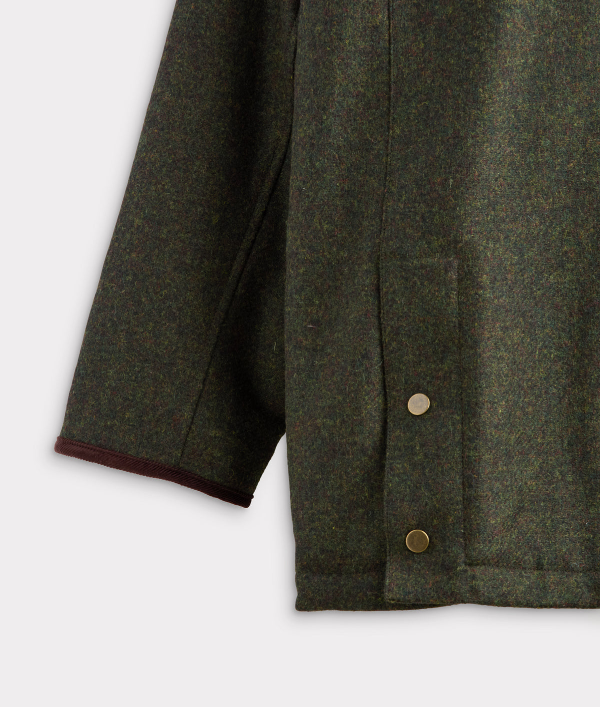 Charles Shetland Wool Jacket :: Forest Green 7