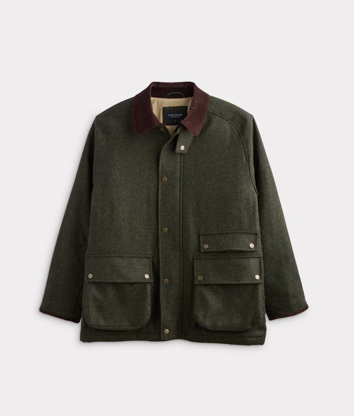 70▢LIDNM 23AW SHETLAND BLOUSON UT1216-4 Charles Shetland Wool Jacket - Lucchese