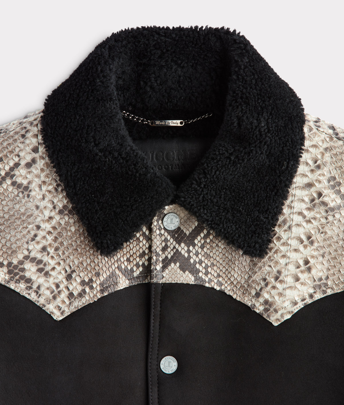 Dustin Exotic Vest :: Charcoal 5