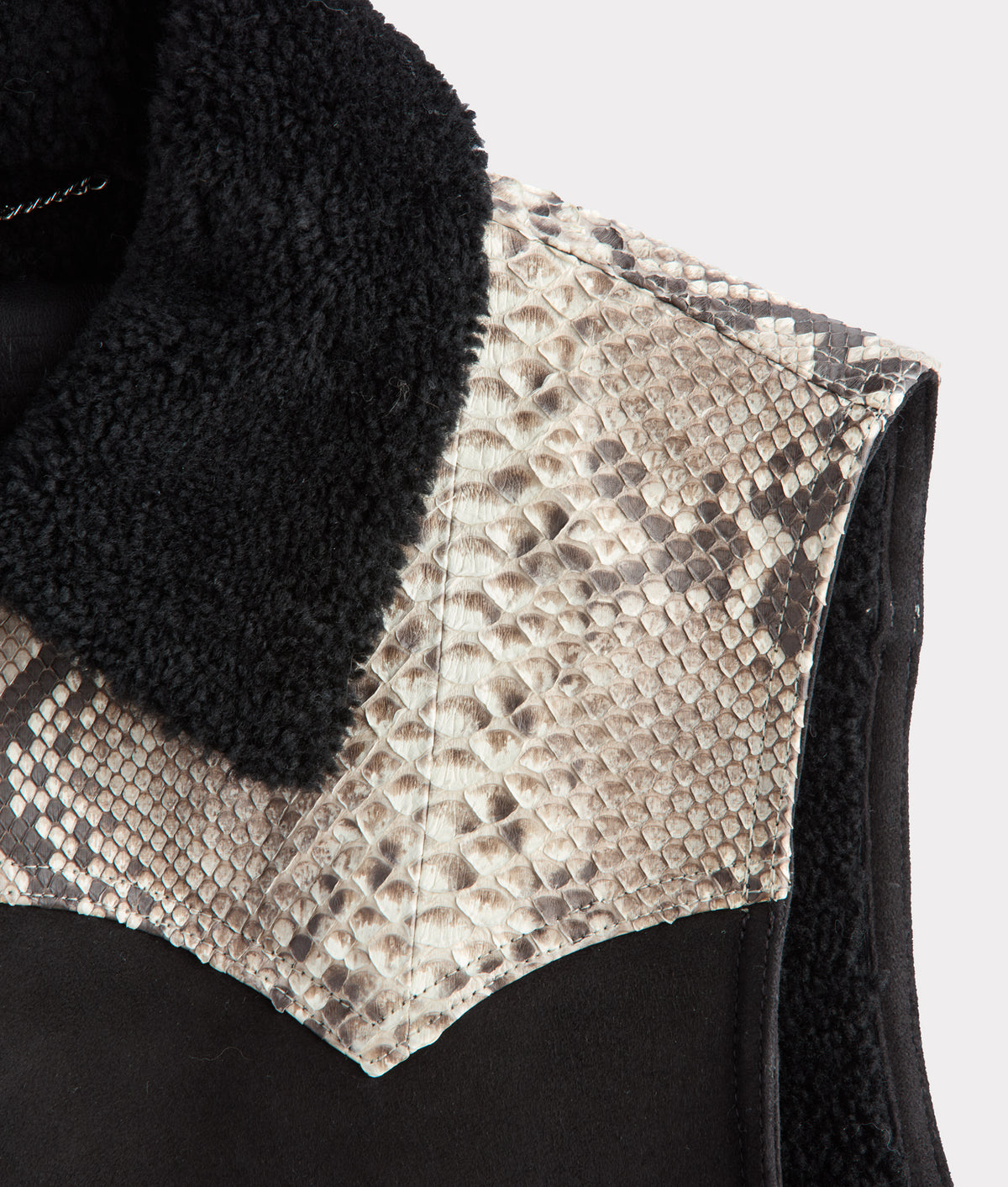 Dustin Exotic Vest :: Charcoal 7
