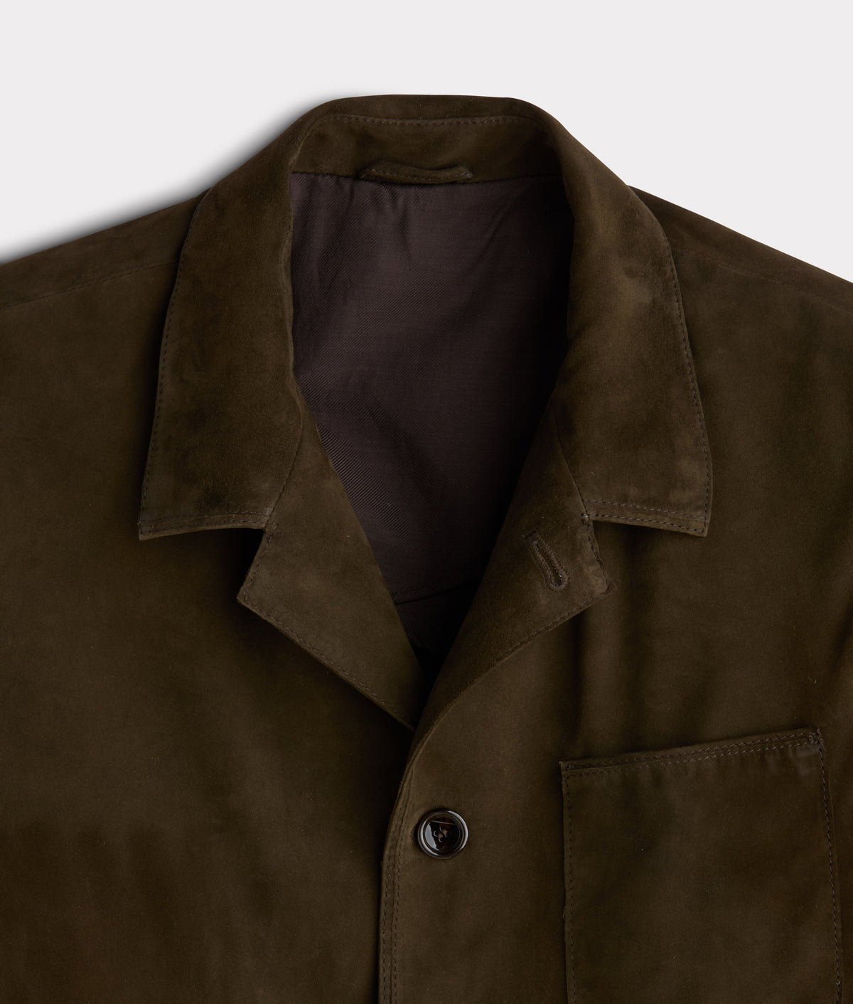 Hogan Suede Blazer :: Olive 4