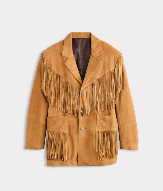 Maverick Fringe Jacket :: Tan