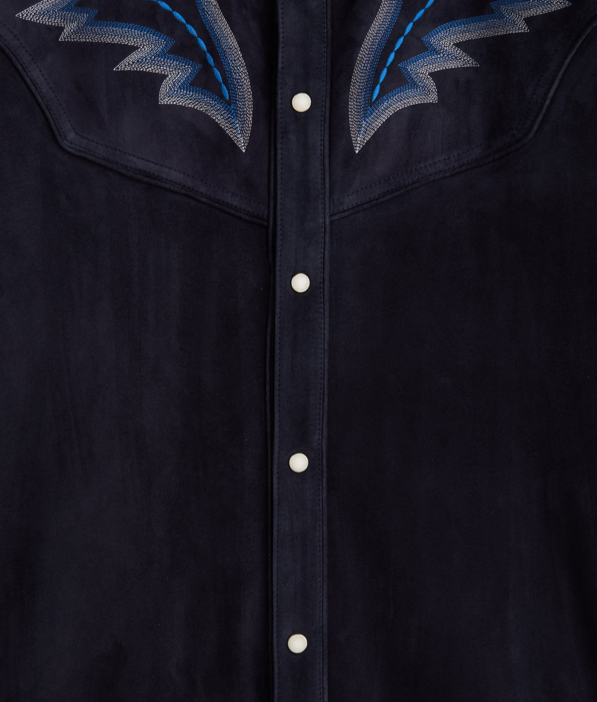 Ace Suede Shacket :: Dusty Blue 7